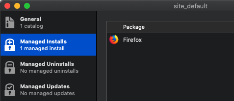 Adding an item to Managed Installs in a manifest